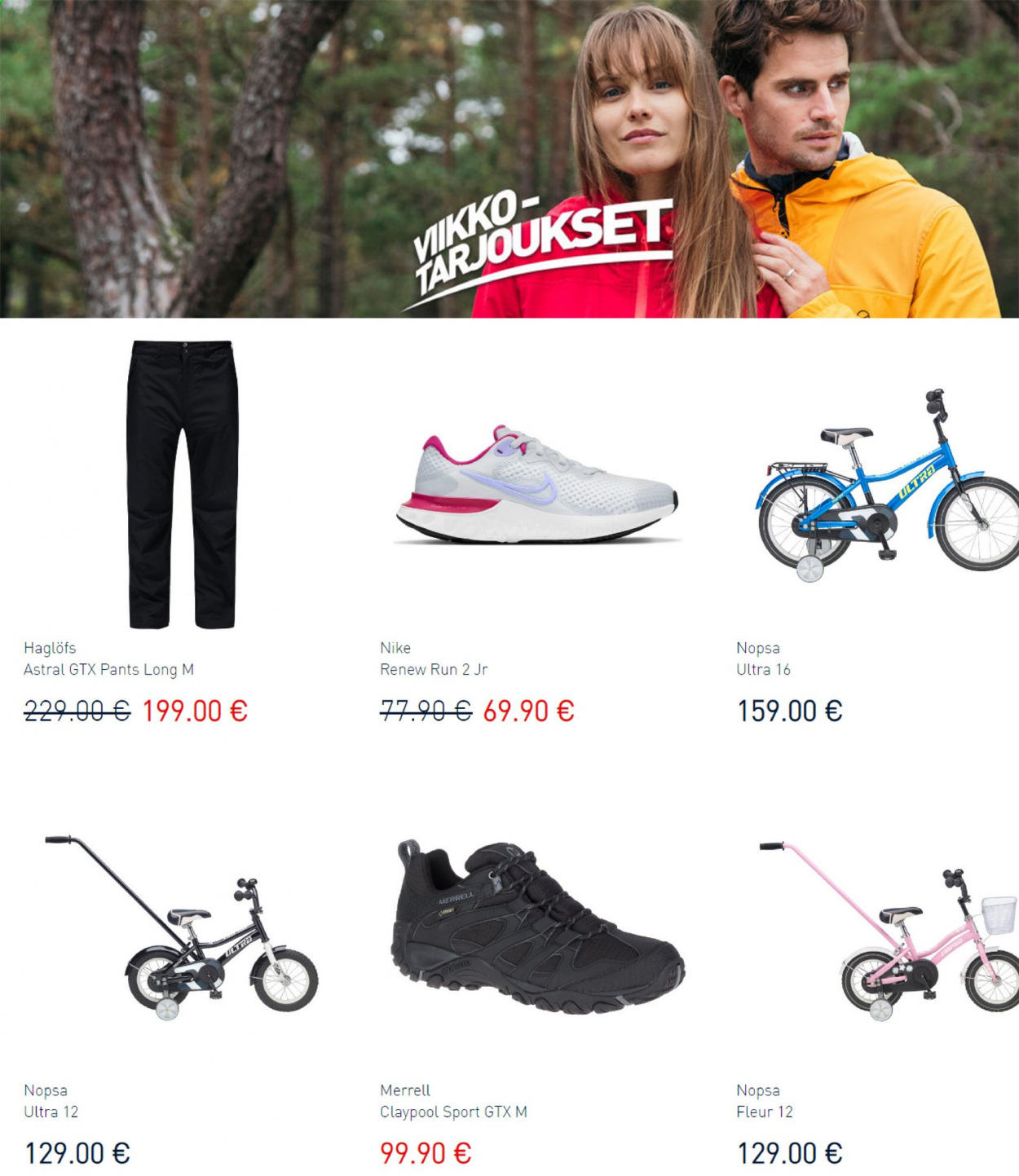 Intersport tarjoukset. Sivu 5