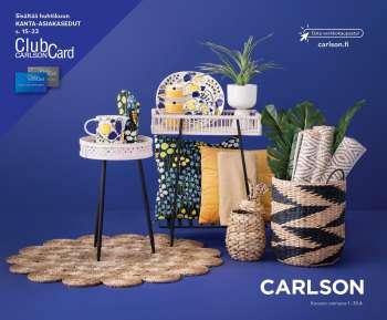 Carlson tarjoukset  - 01.04.2021 - 30.04.2021.