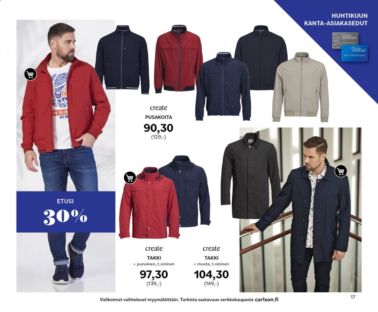 Carlson tarjoukset - 01.04.2021 - 30.04.2021. Sivu 17