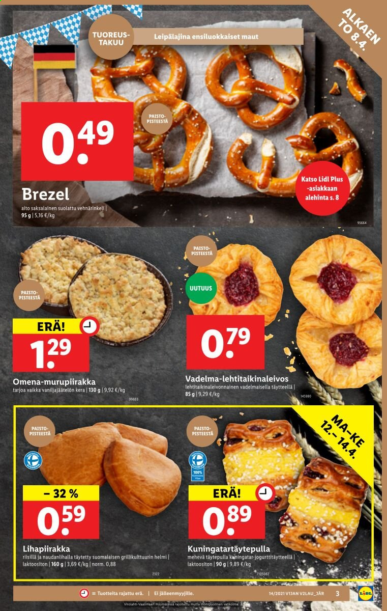 Lidl tarjoukset - 08.04.2021 - 14.04.2021. Sivu 3