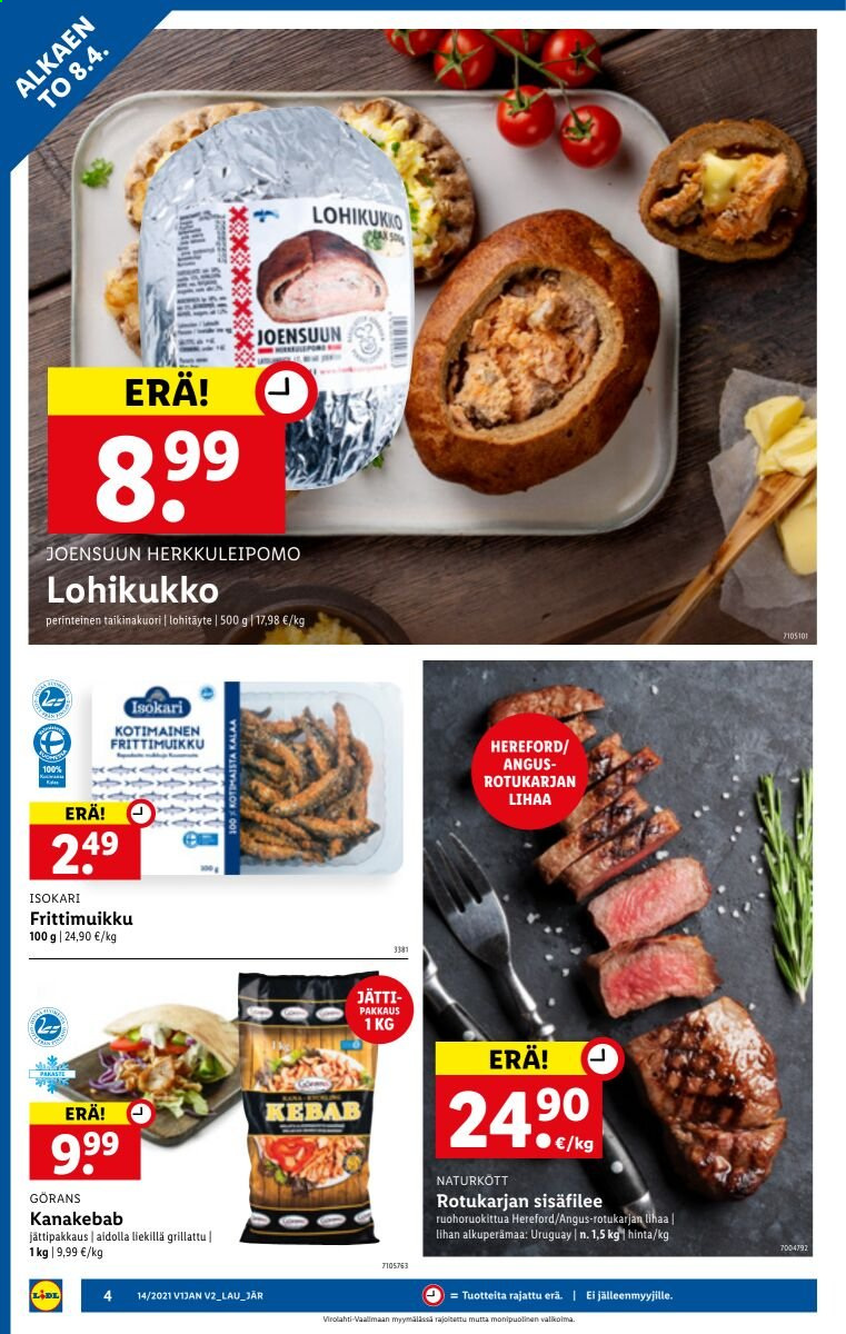 Lidl tarjoukset - 08.04.2021 - 14.04.2021. Sivu 4