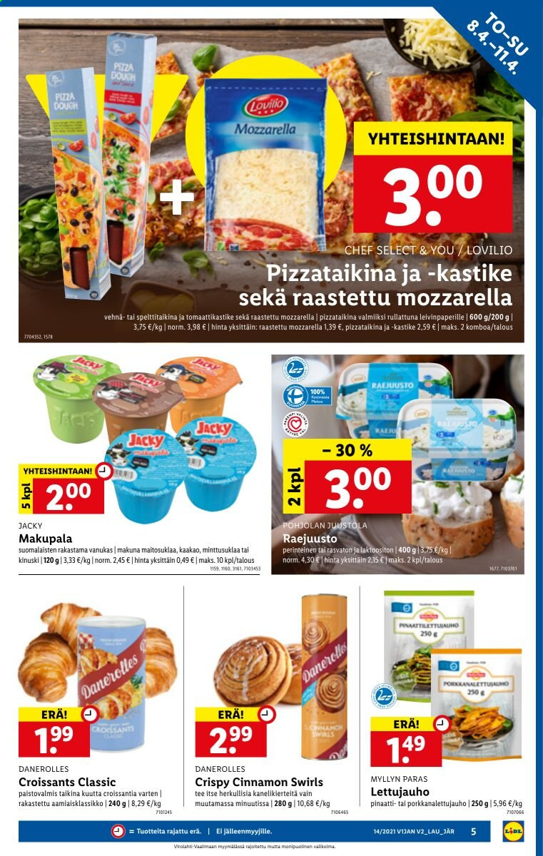 Lidl tarjoukset - 08.04.2021 - 14.04.2021. Sivu 5
