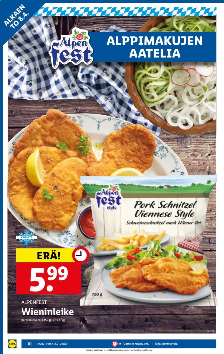 Lidl tarjoukset - 08.04.2021 - 14.04.2021. Sivu 10