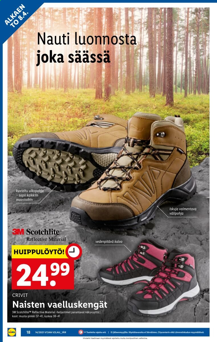 Lidl tarjoukset - 08.04.2021 - 14.04.2021. Sivu 18