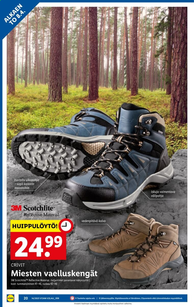 Lidl tarjoukset - 08.04.2021 - 14.04.2021. Sivu 20