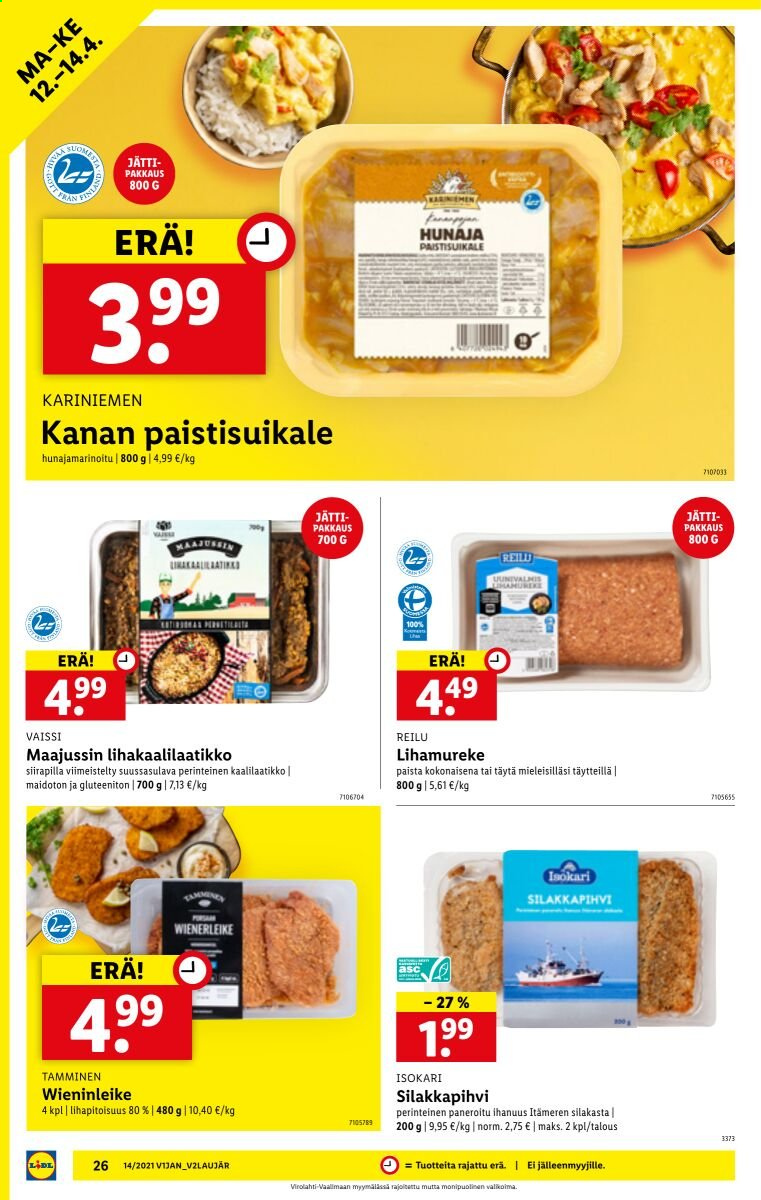 Lidl tarjoukset - 08.04.2021 - 14.04.2021. Sivu 26