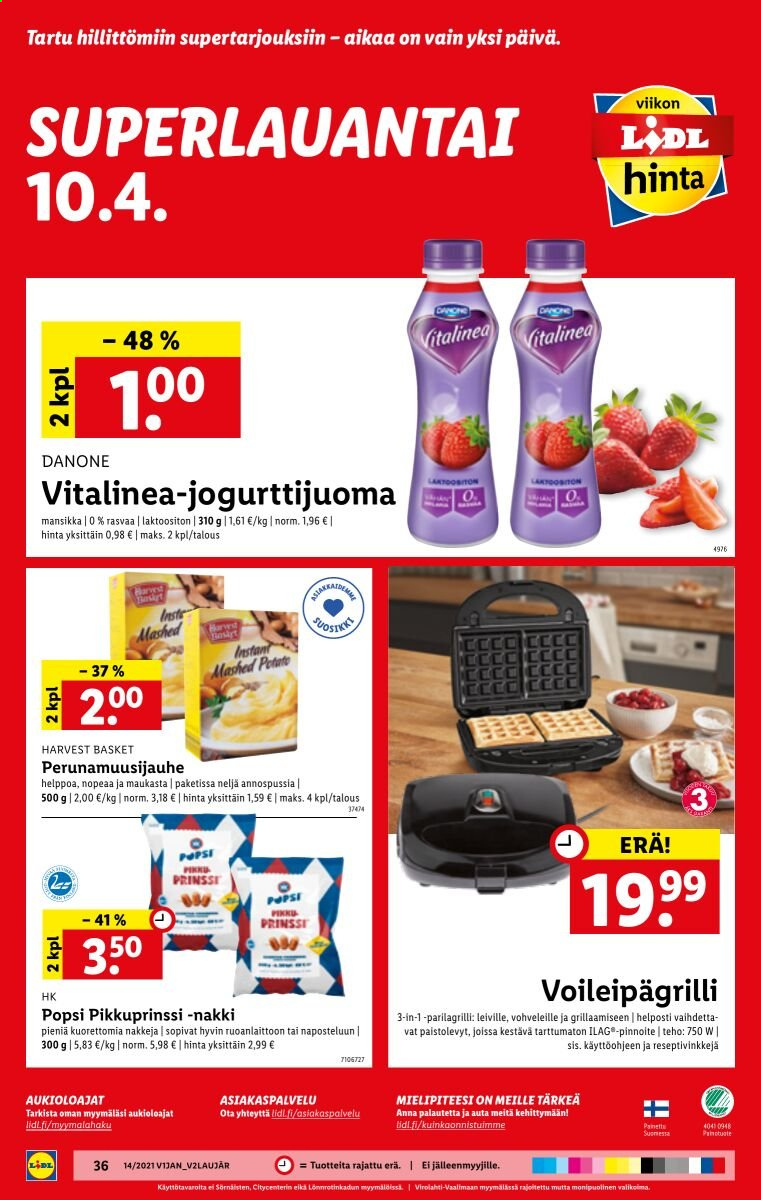 Lidl tarjoukset - 08.04.2021 - 14.04.2021. Sivu 36