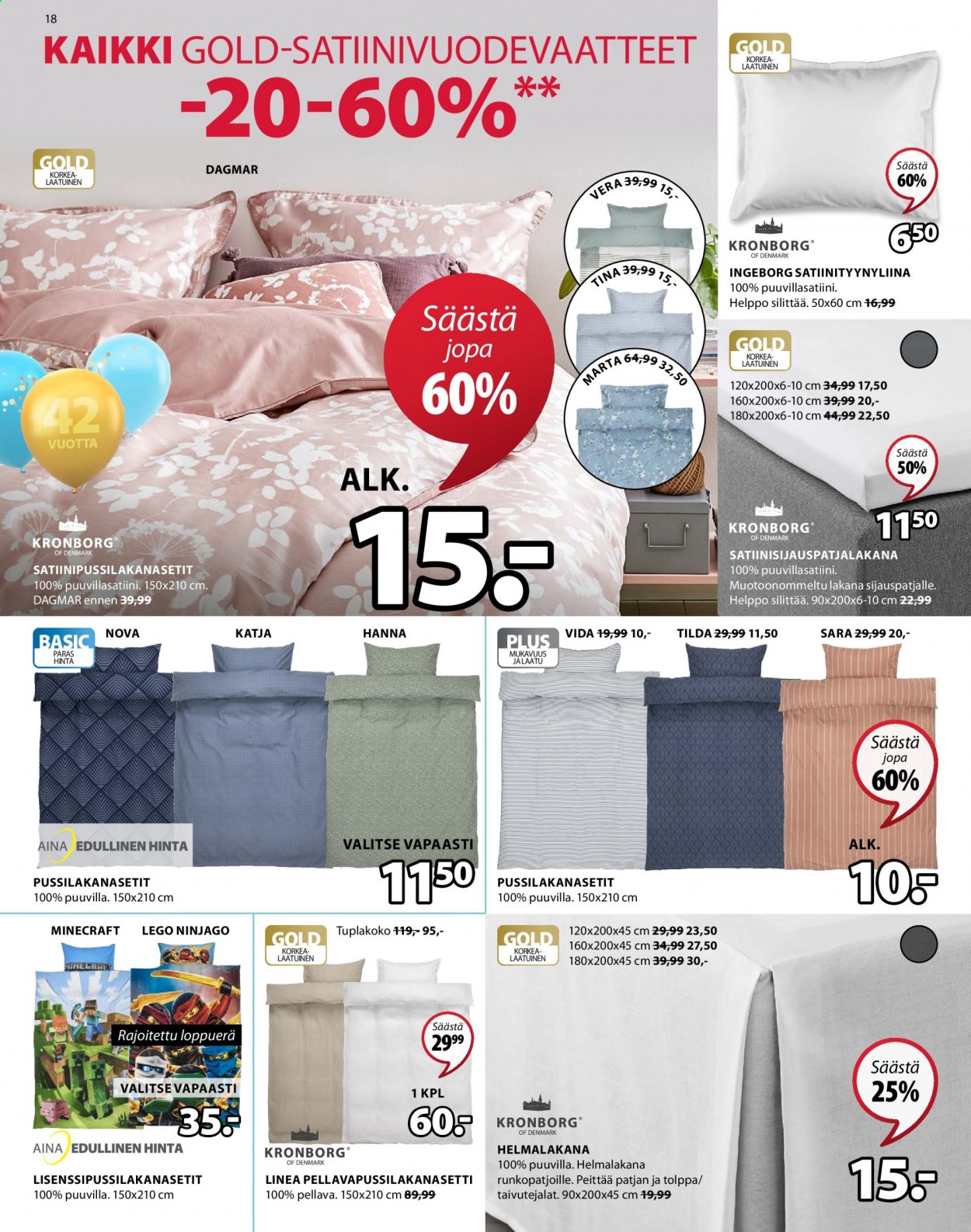 JYSK tarjoukset - 05.04.2021 - 18.04.2021. Sivu 18