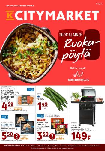 K-citymarket tarjoukset  - 06.04.2021 - 07.04.2021.