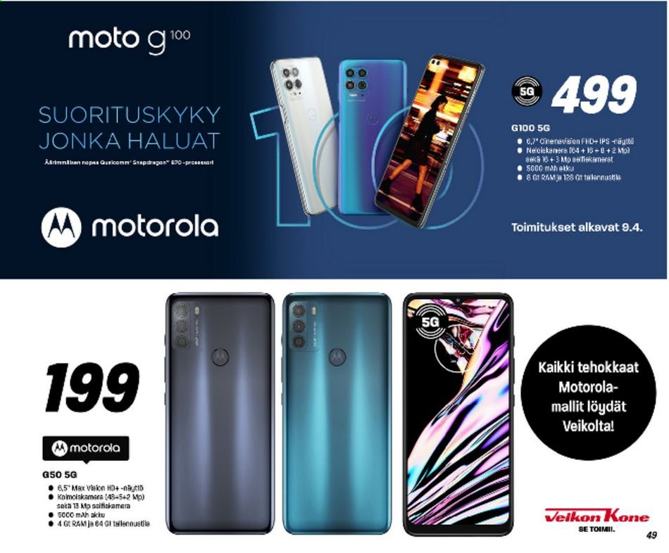 Veikon Kone tarjoukset - 05.04.2021 - 11.04.2021. Sivu 49