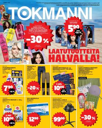 Tokmanni tarjoukset  - 07.04.2021 - 11.04.2021.