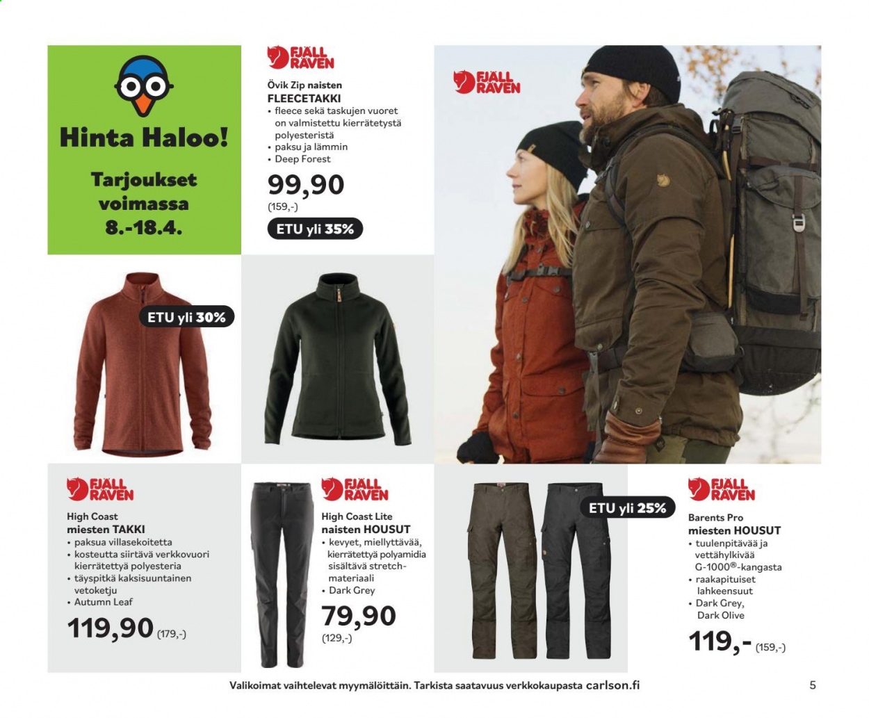 Carlson tarjoukset - 08.04.2021 - 18.04.2021. Sivu 5