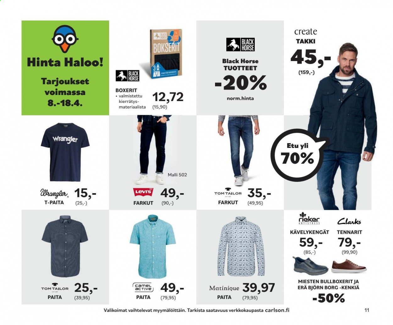 Carlson tarjoukset - 08.04.2021 - 18.04.2021. Sivu 11