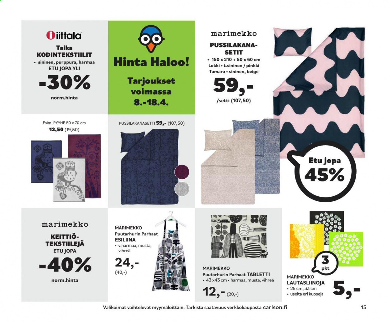 Carlson tarjoukset - 08.04.2021 - 18.04.2021. Sivu 15