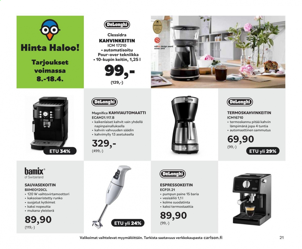 Carlson tarjoukset - 08.04.2021 - 18.04.2021. Sivu 21