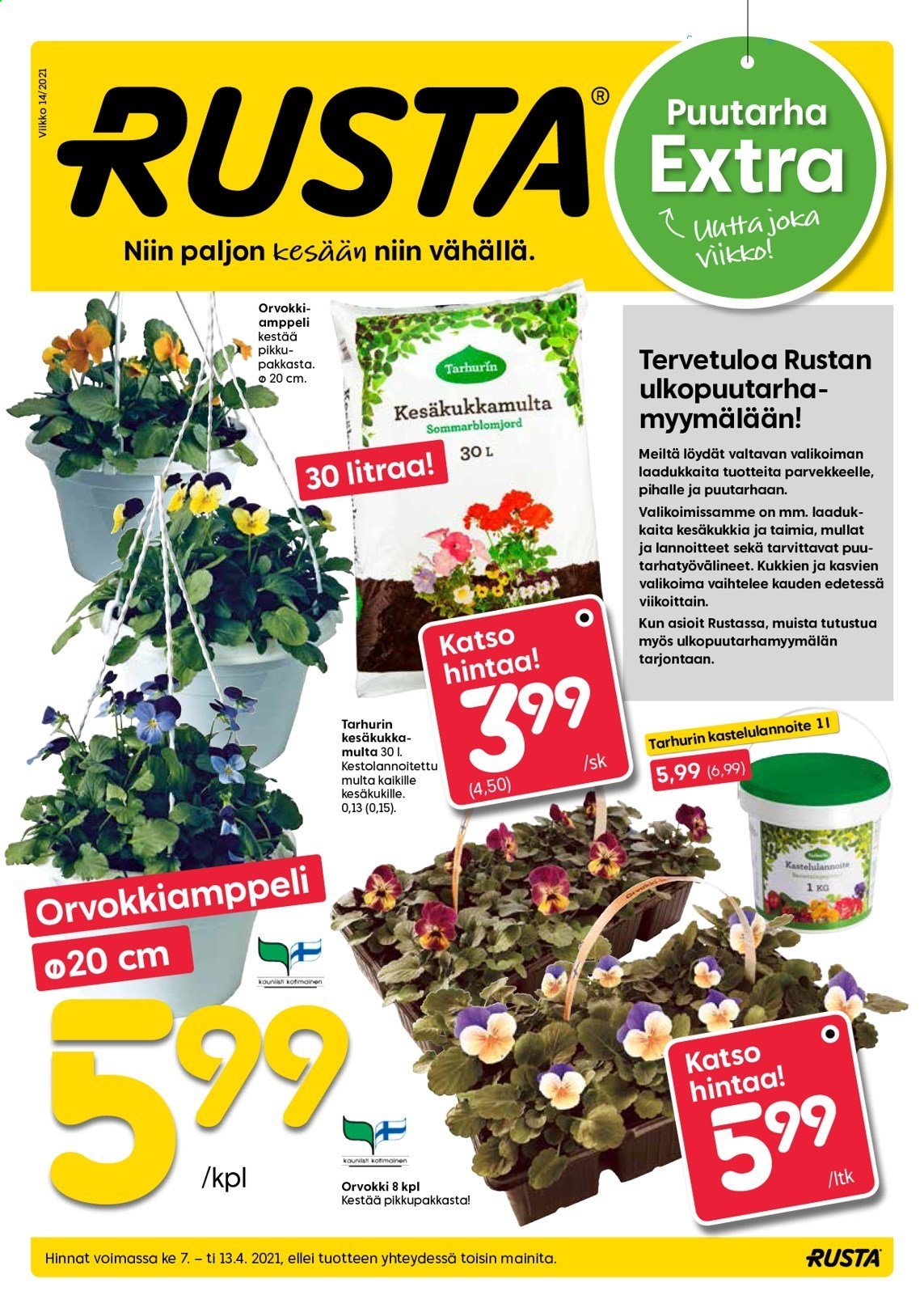 Rusta tarjoukset - 07.04.2021 - 13.04.2021. Sivu 21