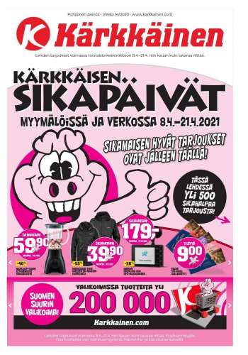 Kärkkäinen tarjoukset  - 08.04.2021 - 21.04.2021.