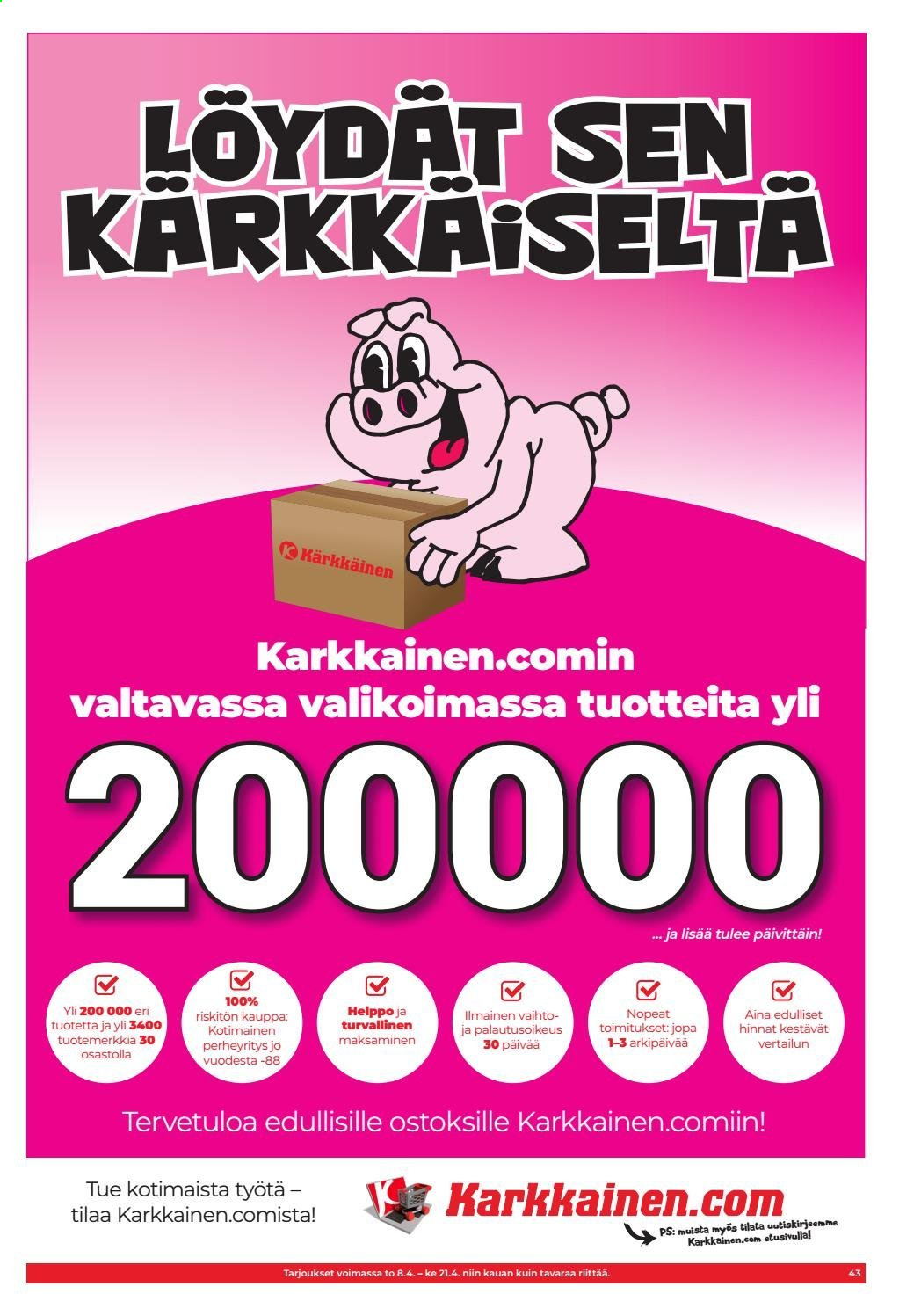 Kärkkäinen tarjoukset - 08.04.2021 - 21.04.2021. Sivu 37