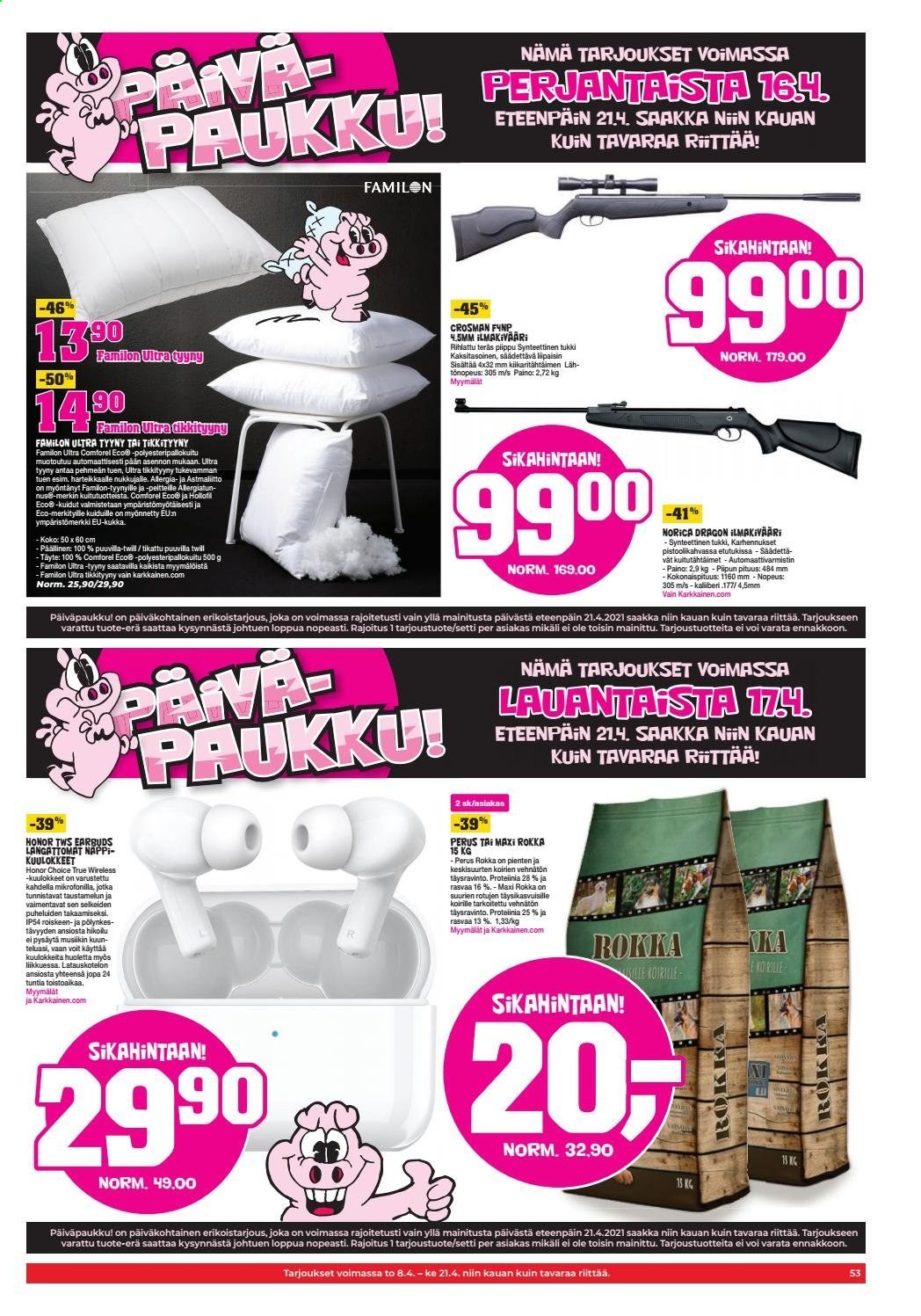 Kärkkäinen tarjoukset - 08.04.2021 - 21.04.2021. Sivu 47