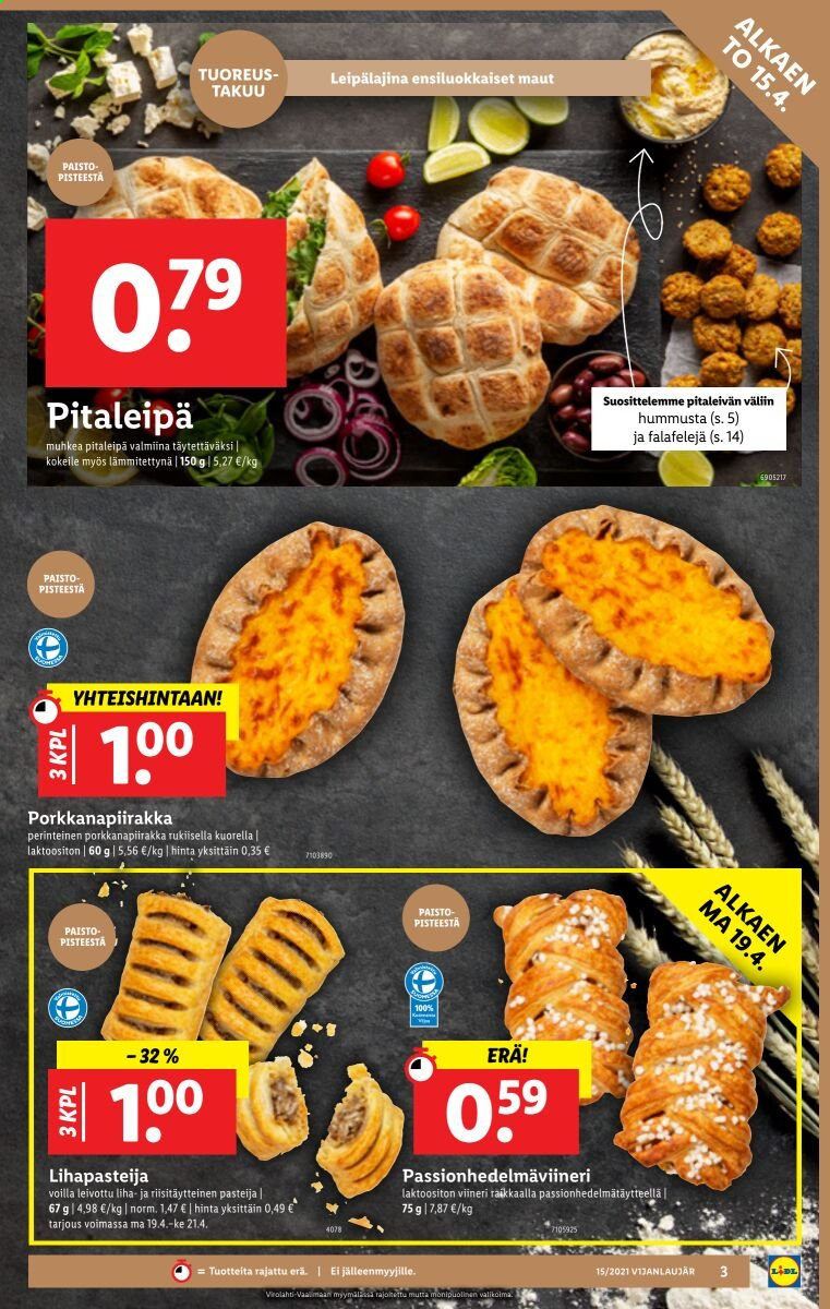 Lidl tarjoukset - 15.04.2021 - 21.04.2021. Sivu 3