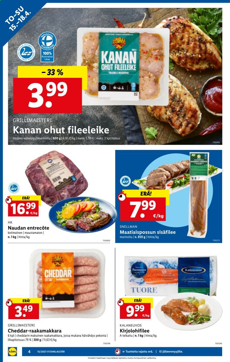 Lidl tarjoukset - 15.04.2021 - 21.04.2021. Sivu 4