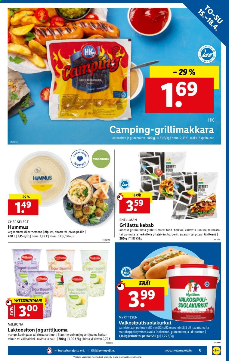 Lidl tarjoukset - 15.04.2021 - 21.04.2021. Sivu 5