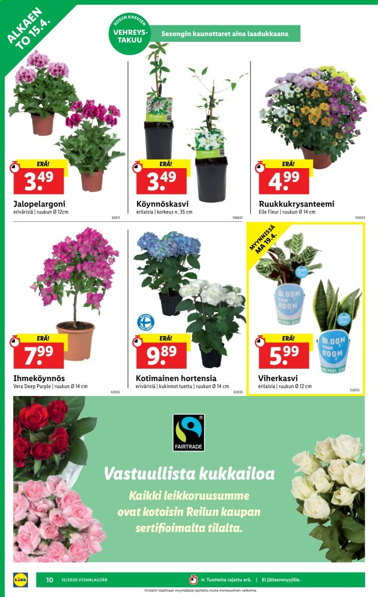 Lidl tarjoukset - 15.04.2021 - 21.04.2021. Sivu 10