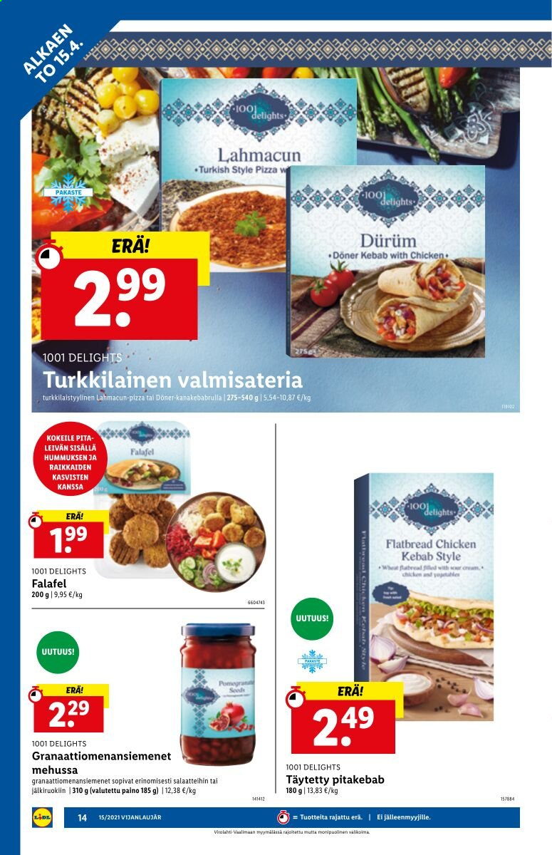 Lidl tarjoukset - 15.04.2021 - 21.04.2021. Sivu 14
