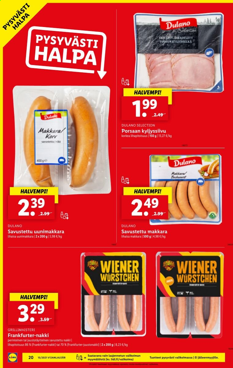 Lidl tarjoukset - 15.04.2021 - 21.04.2021. Sivu 20