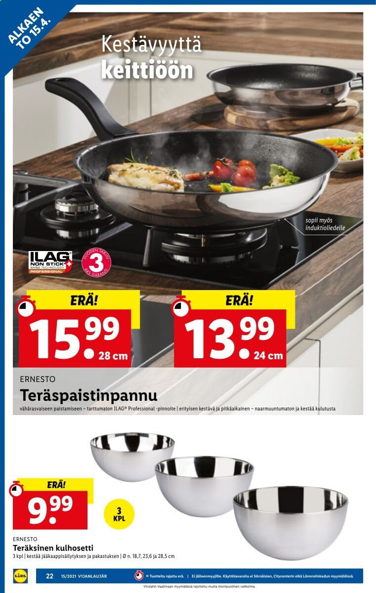 Lidl tarjoukset - 15.04.2021 - 21.04.2021. Sivu 22