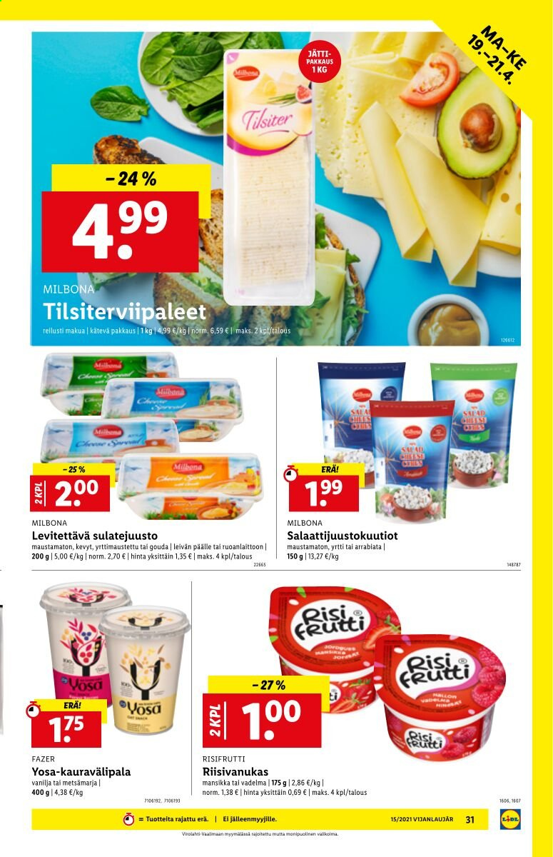 Lidl tarjoukset - 15.04.2021 - 21.04.2021. Sivu 31