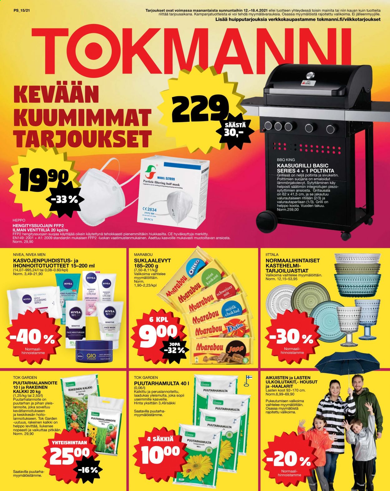 Tokmanni tarjoukset - 12.04.2021 - 18.04.2021. Sivu 1