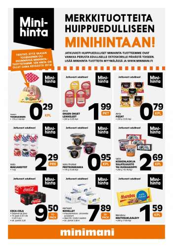 Minimani tarjoukset  - 12.04.2021 - 14.04.2021.