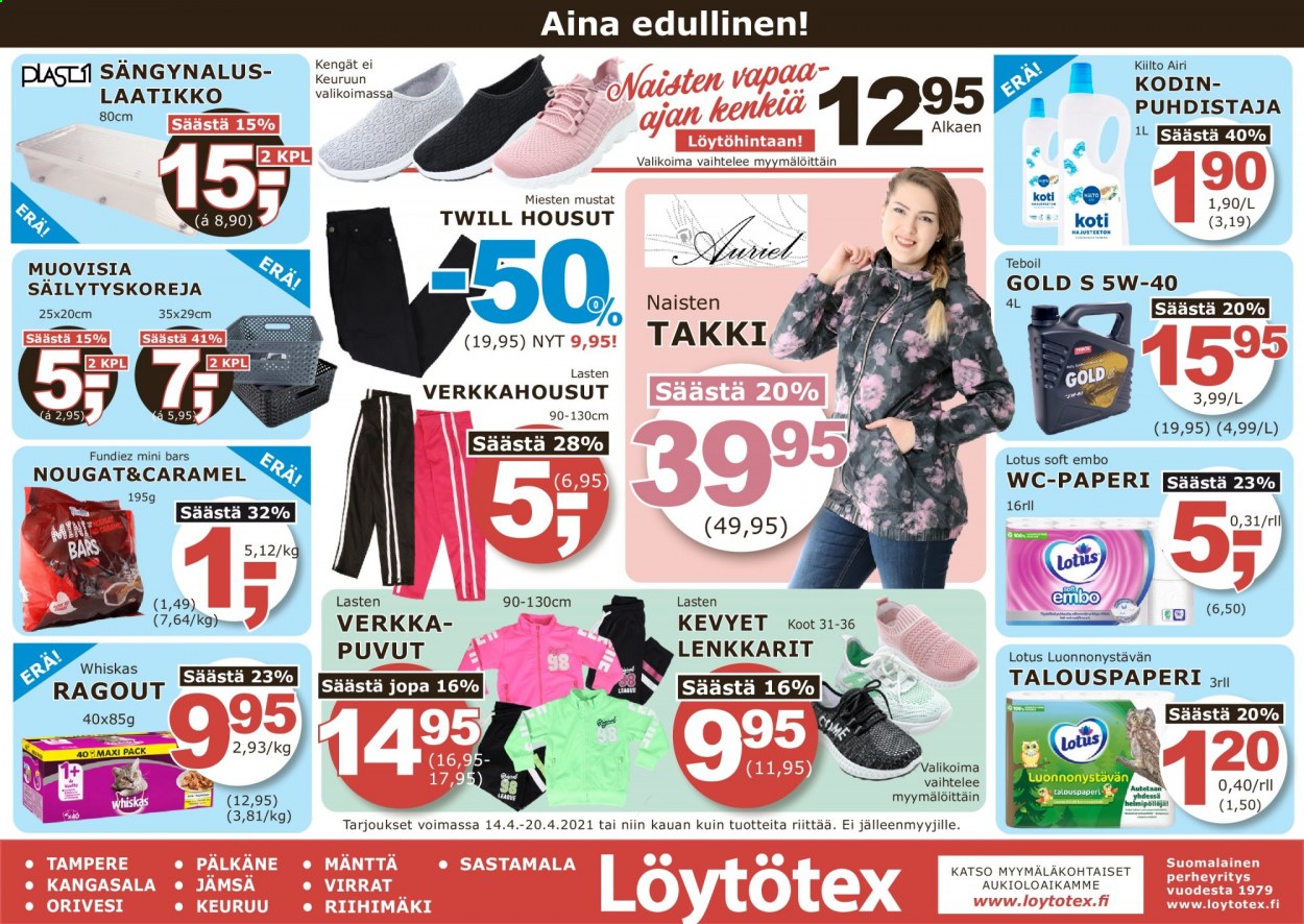 Löytötex tarjoukset - 14.04.2021 - 20.04.2021. Sivu 1