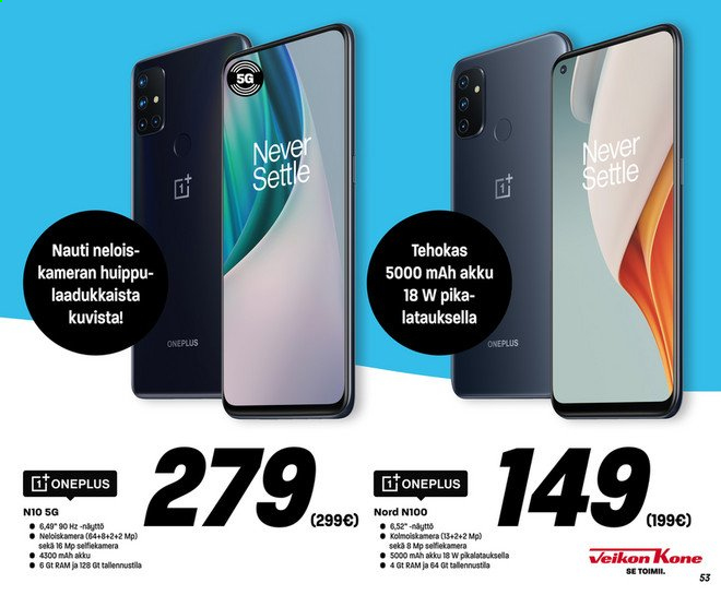 Veikon Kone tarjoukset - 12.04.2021 - 18.04.2021. Sivu 53