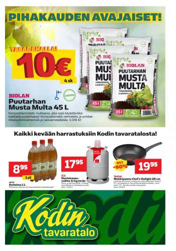 Kodintavaratalo tarjoukset  - 12.04.2021 - 18.04.2021.