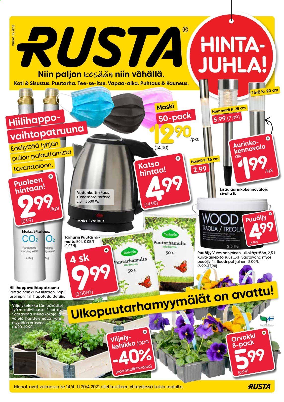 Rusta tarjoukset - 14.04.2021 - 20.04.2021. Sivu 1