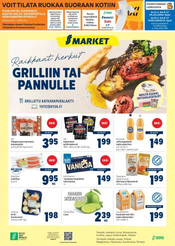 S-market tarjoukset  - 14.04.2021 - 18.04.2021.