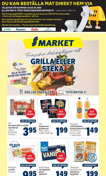 S-market tarjoukset  - 14.04.2021 - 18.04.2021.