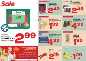 Sale tarjoukset  - 16.04.2021 - 18.04.2021.