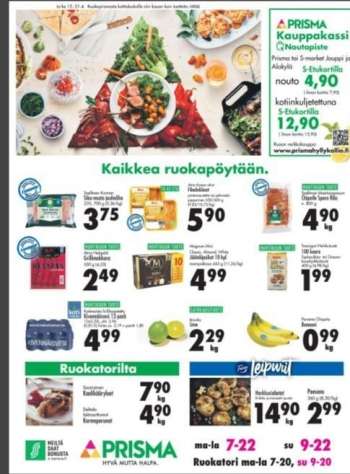 Prisma tarjoukset  - 15.04.2021 - 21.04.2021.