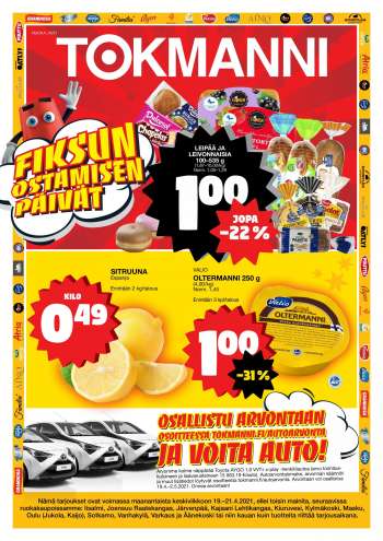 Tokmanni tarjoukset  - 19.04.2021 - 21.04.2021.
