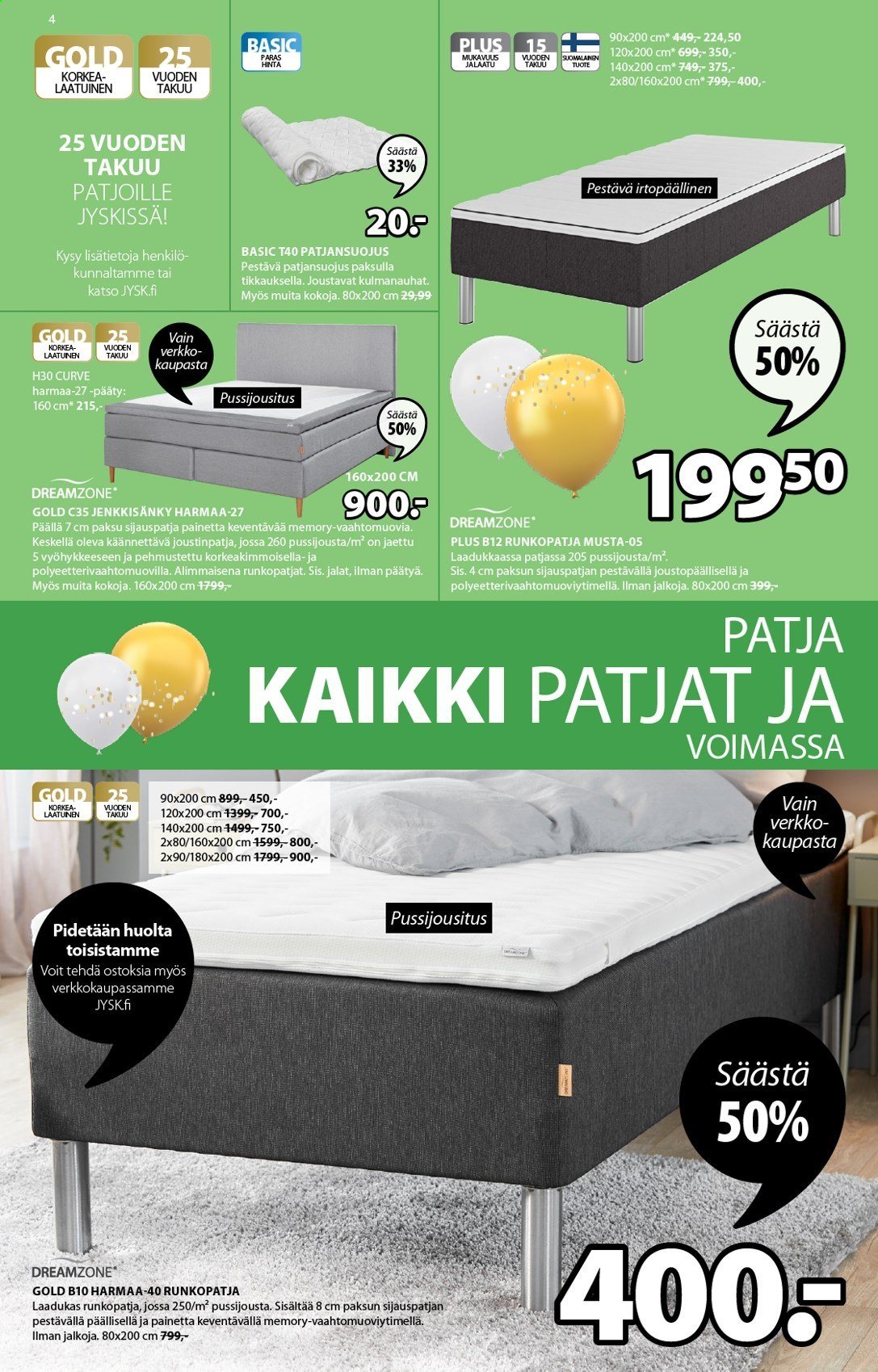 JYSK tarjoukset - 19.04.2021 - 25.04.2021. Sivu 4
