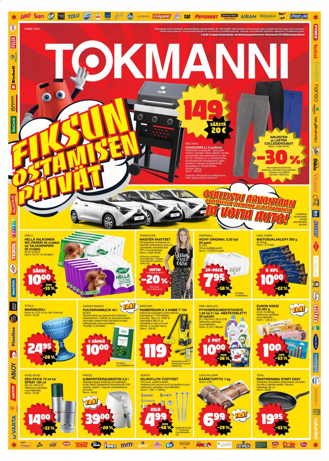 Tokmanni tarjoukset - 19.04.2021 - 25.04.2021. Sivu 1