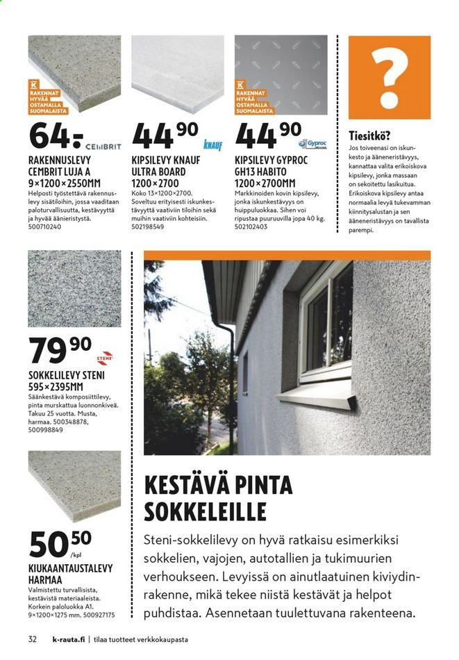 K-Rauta tarjoukset - 14.04.2021 - 08.06.2021. Sivu 32