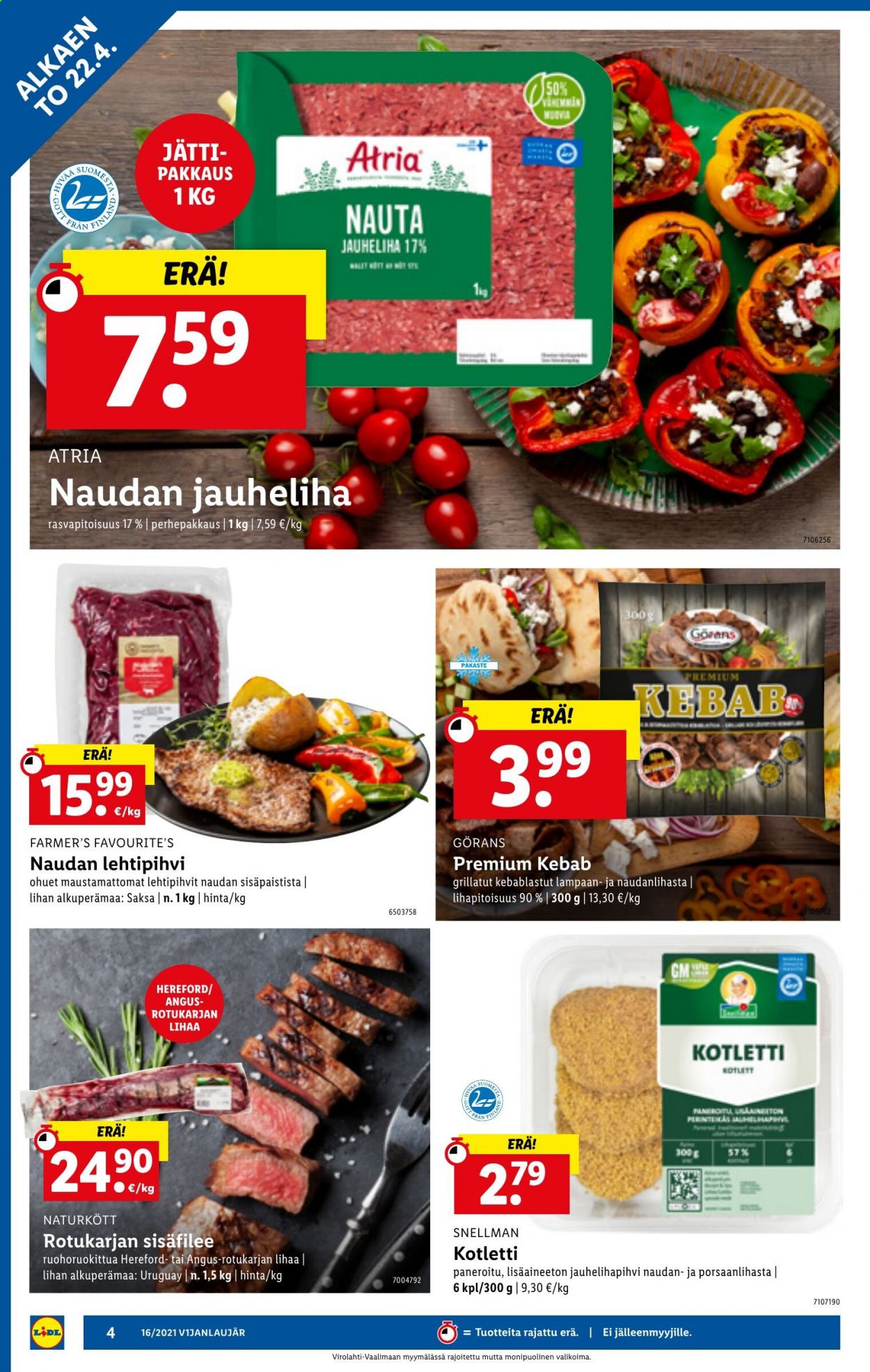 Lidl tarjoukset - 22.04.2021 - 28.04.2021. Sivu 4