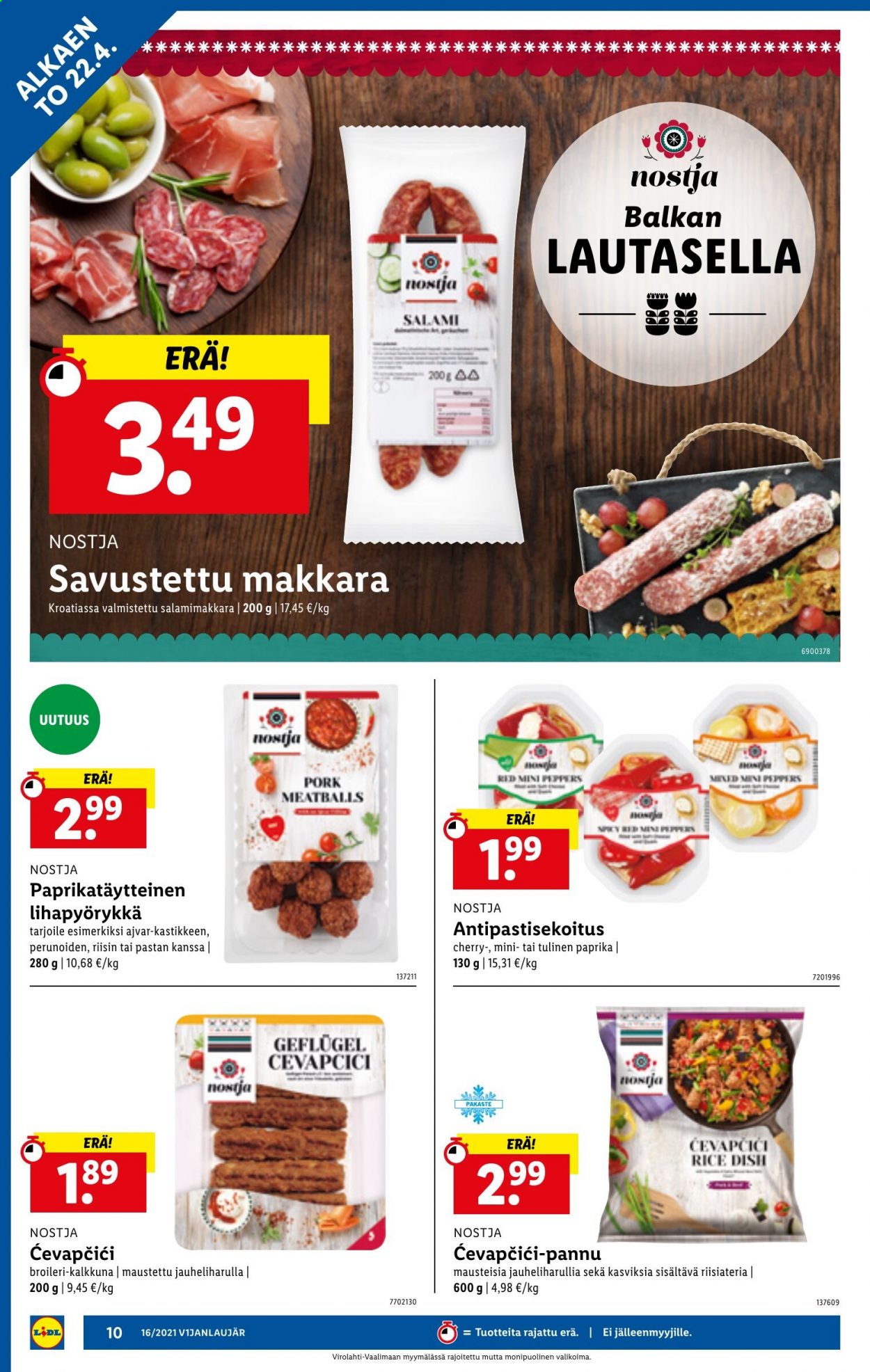 Lidl tarjoukset - 22.04.2021 - 28.04.2021. Sivu 10