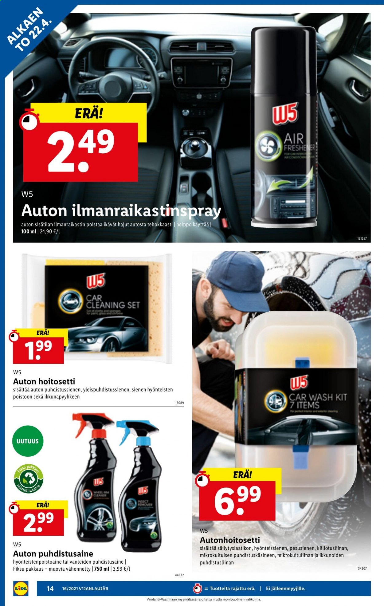 Lidl tarjoukset - 22.04.2021 - 28.04.2021. Sivu 14