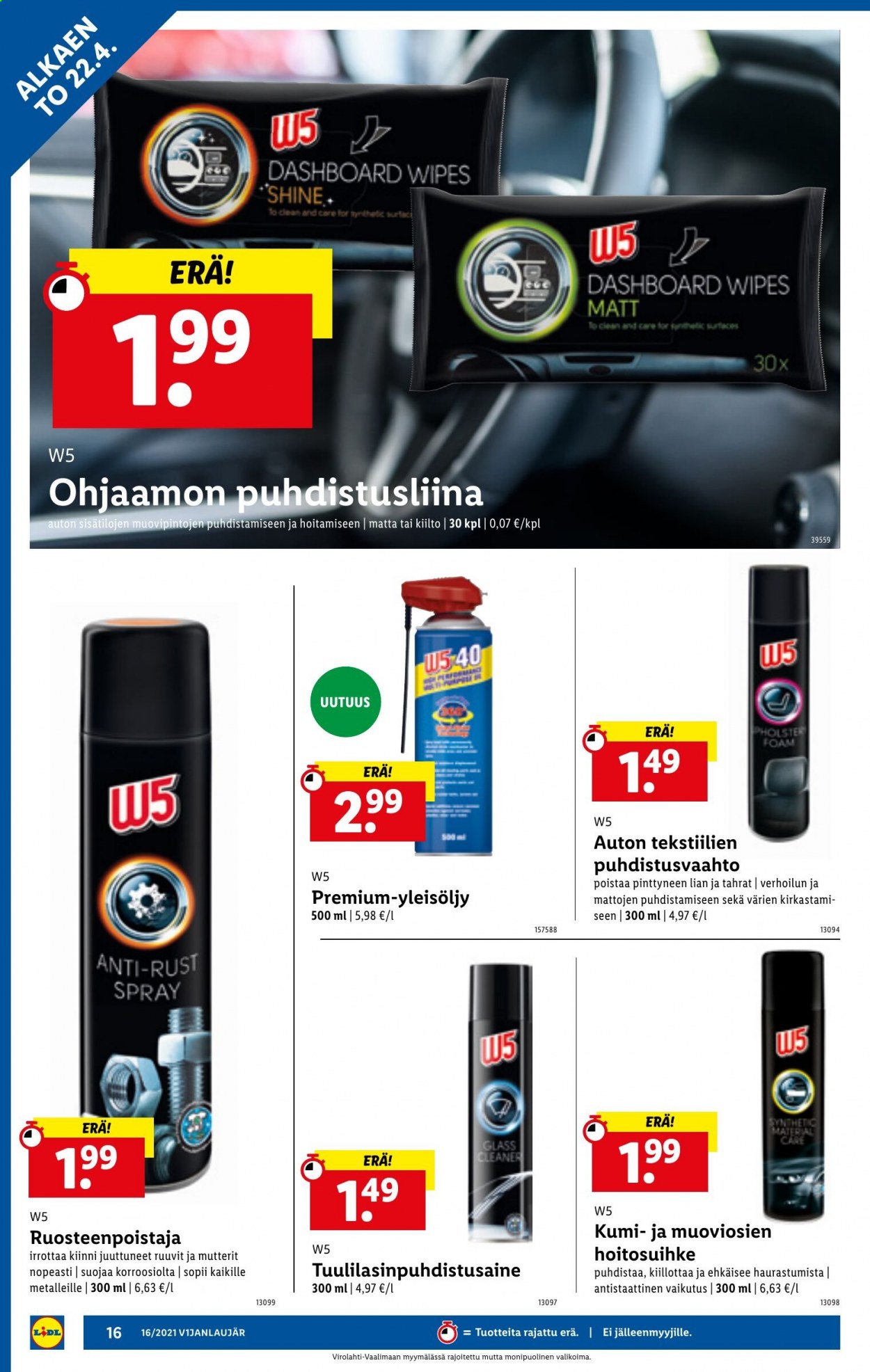 Lidl tarjoukset - 22.04.2021 - 28.04.2021. Sivu 16