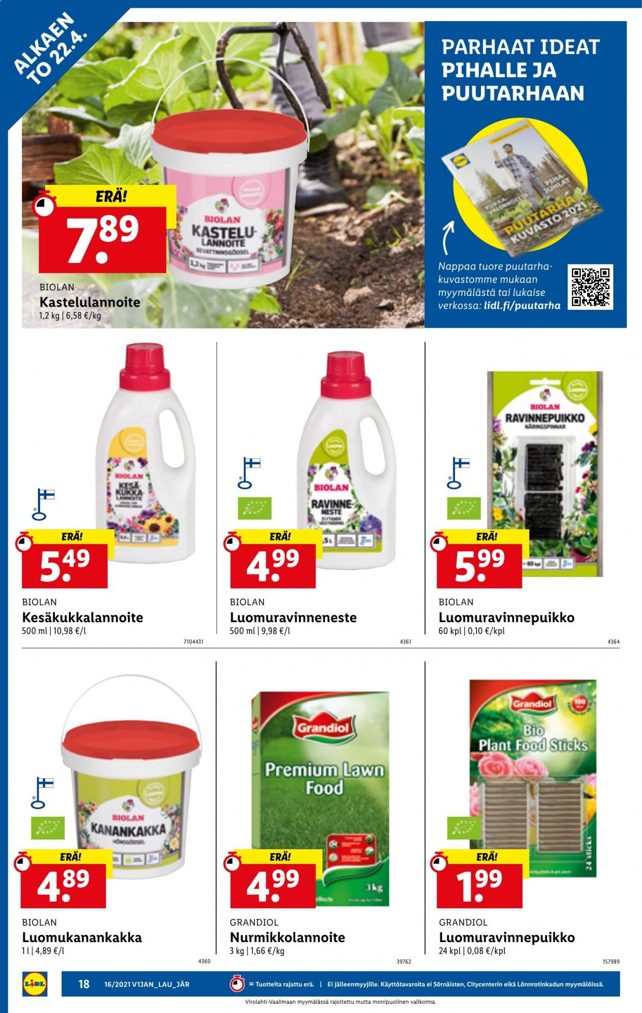 Lidl tarjoukset - 22.04.2021 - 28.04.2021. Sivu 18